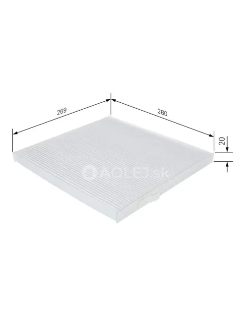 Kab&iacute;nov&yacute; filter M2237 Bosch 1987432237