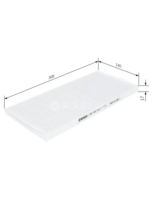 Kab&iacute;nov&yacute; filter M2019 Bosch 1987432019