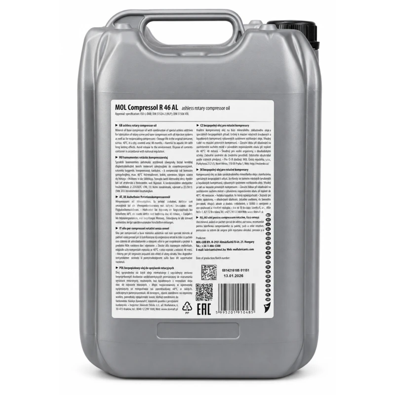MOL Compressol R 46 AL 10L