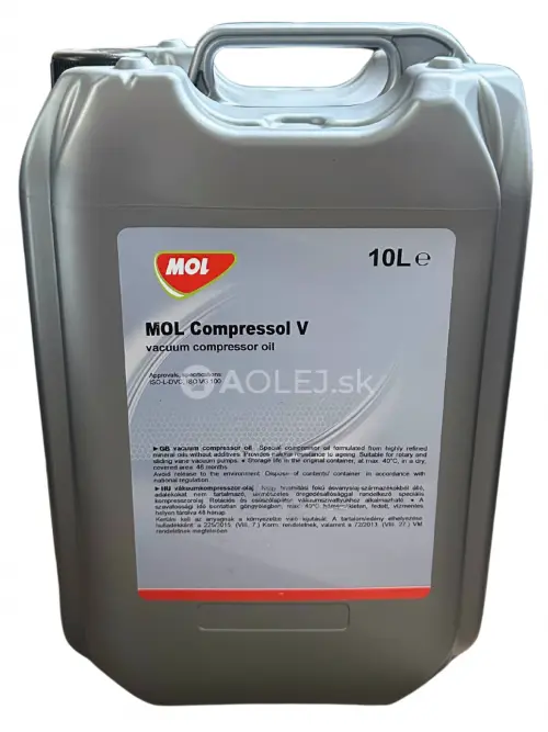 V&yacute;vevov&yacute; olej MOL Compressol V 10L