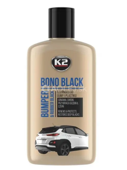 K2 Bono black /čiernidlo na plasty/ 250ml