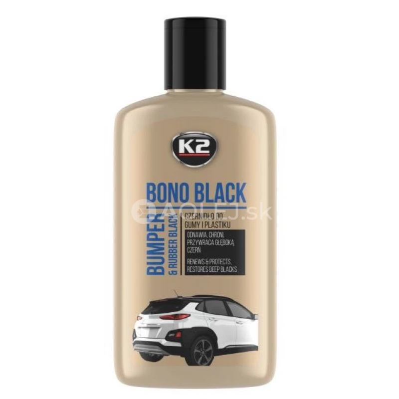 K2 Bono black /čiernidlo na plasty/ 250ml