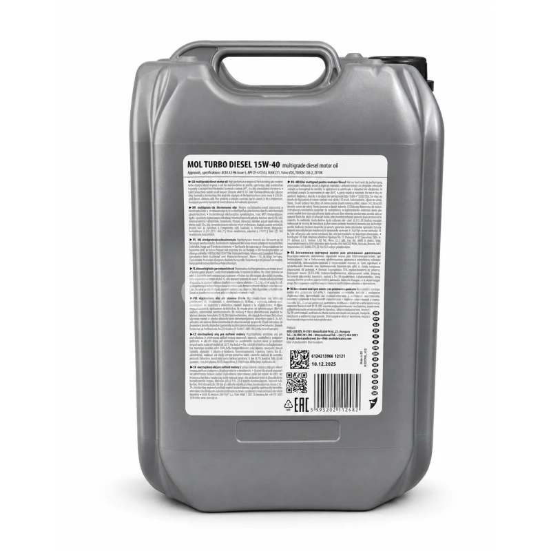 MOL Turbo Diesel 15W-40 10L