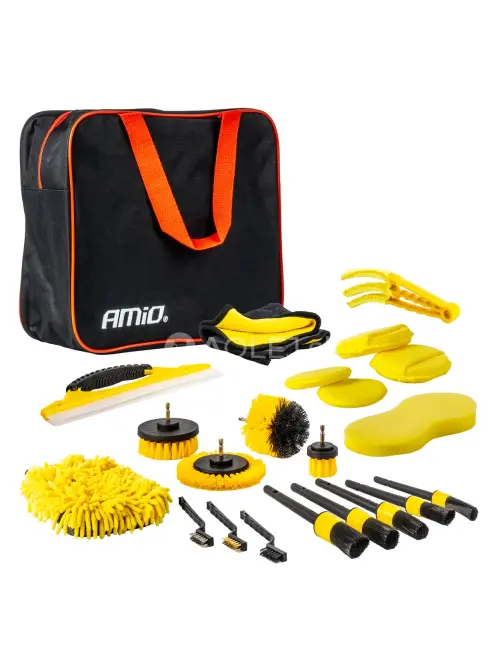 Detailingov&aacute; sada na čistenie auta 22 ks AMiO-04329