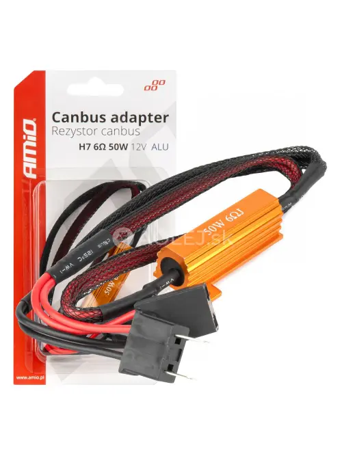 Rezistor pre LED žiarovky CANBUS 6&Omega; 50W H7 AMiO-04089