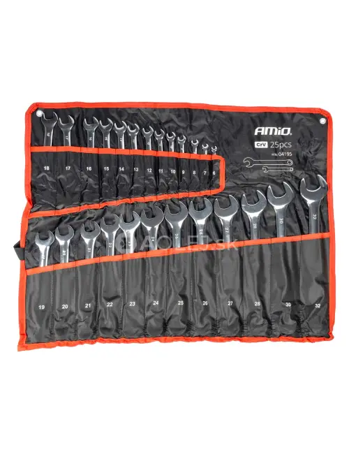 Sada kombinovan&yacute;ch kľ&uacute;čov 6-32mm 25ks AMiO-04195
