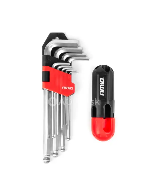 Imbusov&eacute; kľ&uacute;če z CRV ocele 9ks AMiO-04302