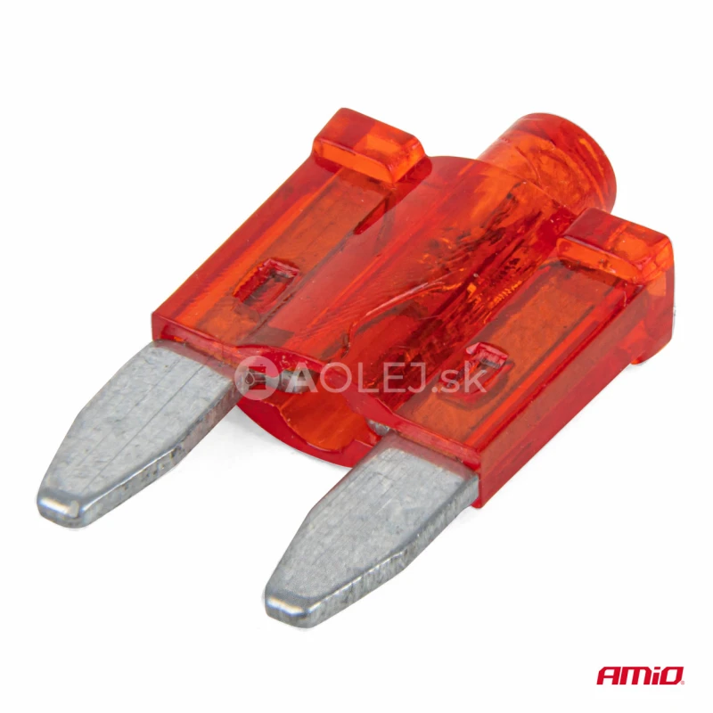 Autopoistky nožové mini s led diódou 10 ks AMiO-04340