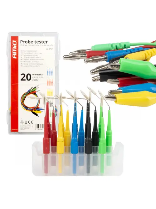 S&uacute;prava testovac&iacute;ch vodičov 20 ks AMiO-04274