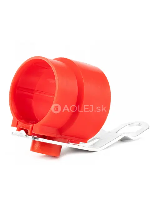 Držiak zástrčky prívesu červený AMiO-04387