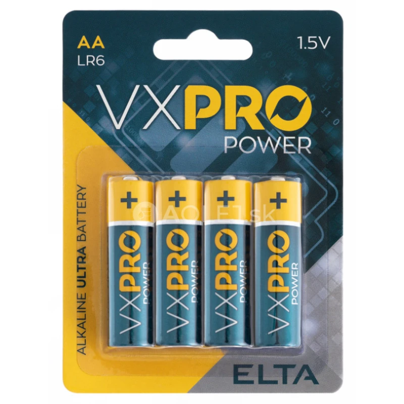 Elta Bat&eacute;ria alkalick&aacute; AA LR6 4ks 1,5V