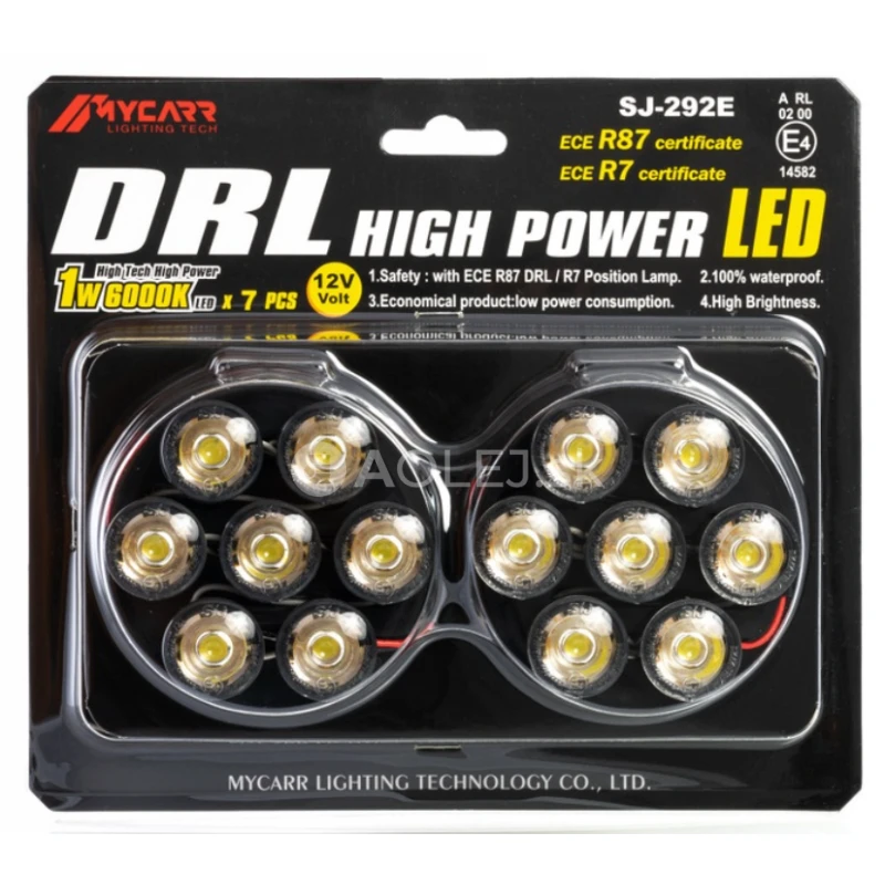 Mycarr Svetlo pre denn&eacute; svietenie 12V 7xLED