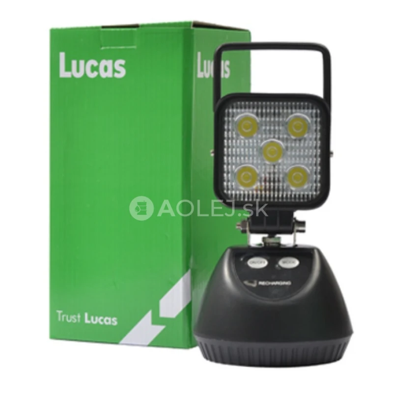 Lucas Svetlo pracovn&eacute; 5LED x 3W/15W magnetick&eacute; uchytenie s EU AC adapt&eacute;rom 