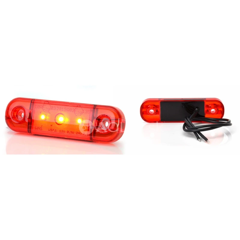WAS Svetlo pozičn&eacute; zadn&eacute; LED W97.1. 3xLED 12/24V