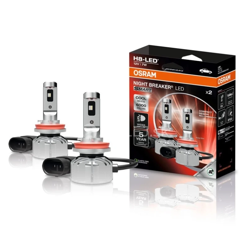 Osram H8 +330% LED Smart Night Breaker 2ks