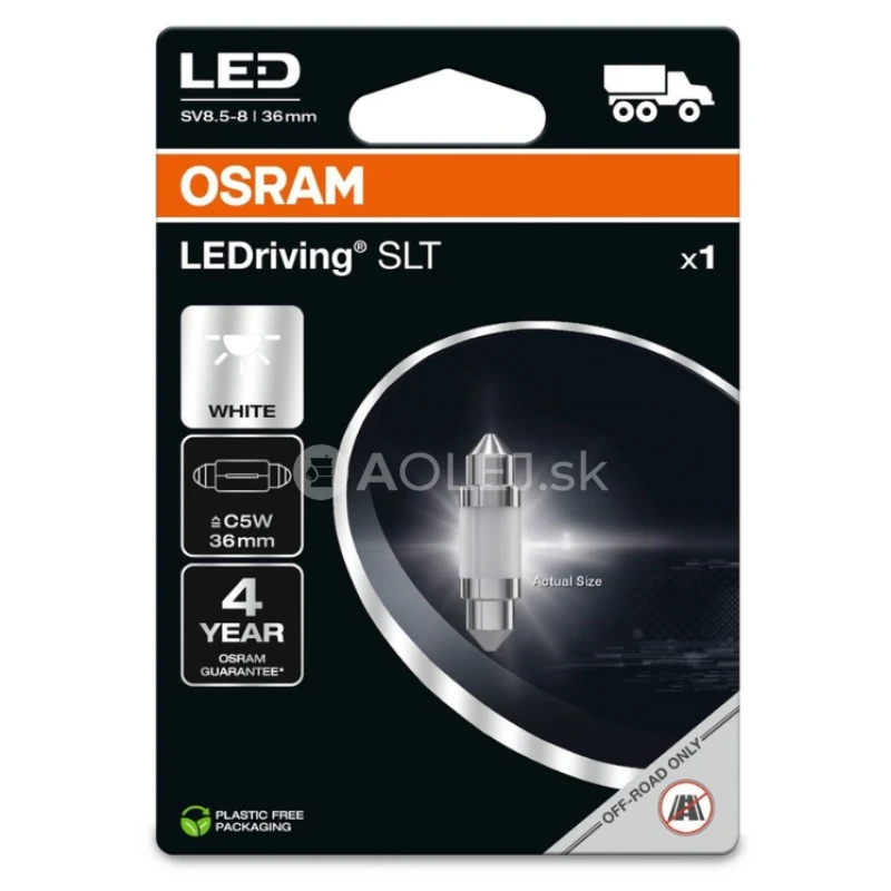 Osram C5W SV8.5-8 24V 1W 36mm LEDriving SLT 1ks