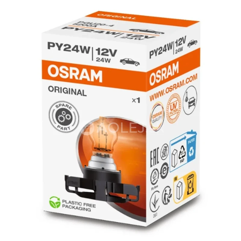 Osram PY24W 12V 24W Original - amber