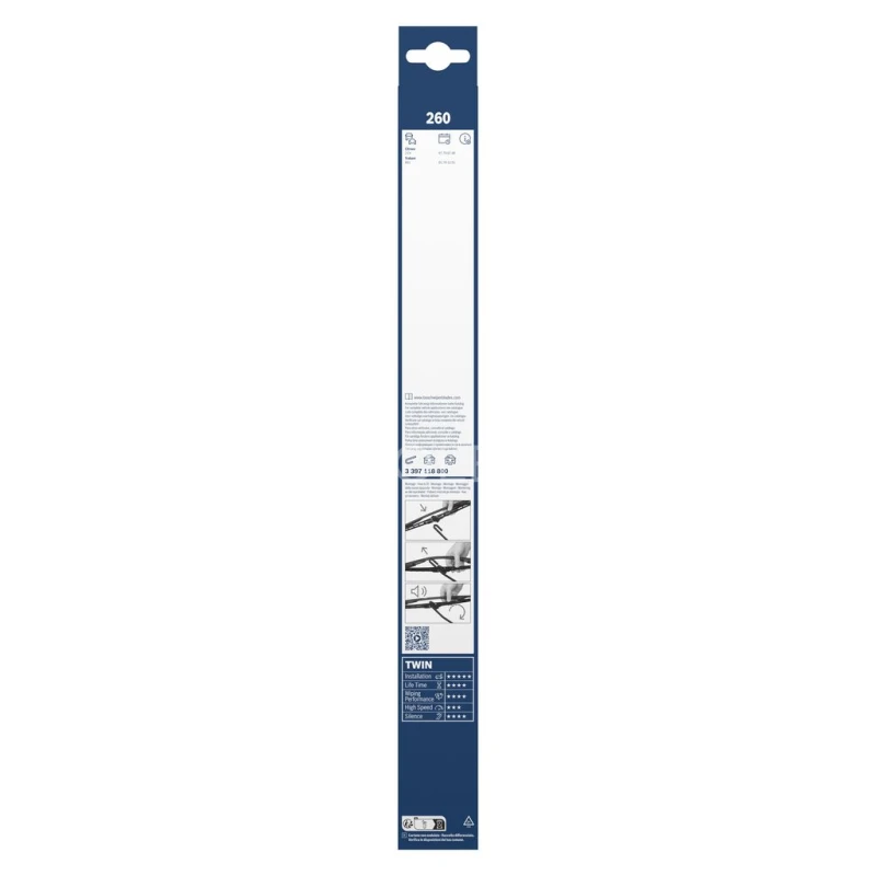 Sada stieračov Bosch Twin 260 260+260mm 3397118800