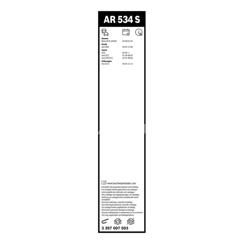 Sada stieračov Bosch Aerotwin AR534S 530+380mm 3397007503