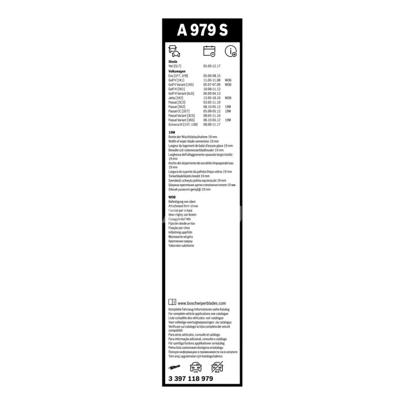 Sada stieračov Bosch Aerotwin A979S 600+475mm 3397118979