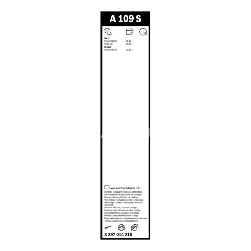 Sada stieračov Bosch Aerotwin A109S 550+400mm 3397014215