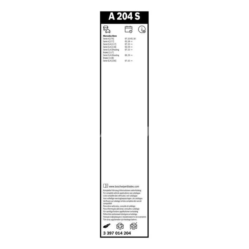 Sada stieračov Bosch Aerotwin A204S 600+475mm 3397014204