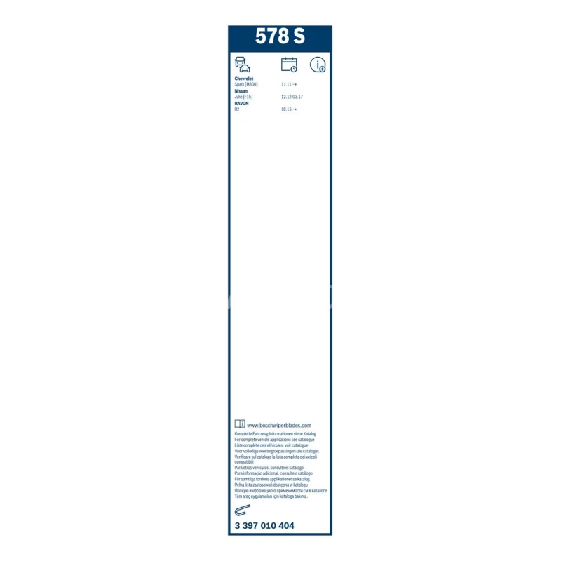 Sada stieračov Bosch Twin 578S 575+360mm 3397010404