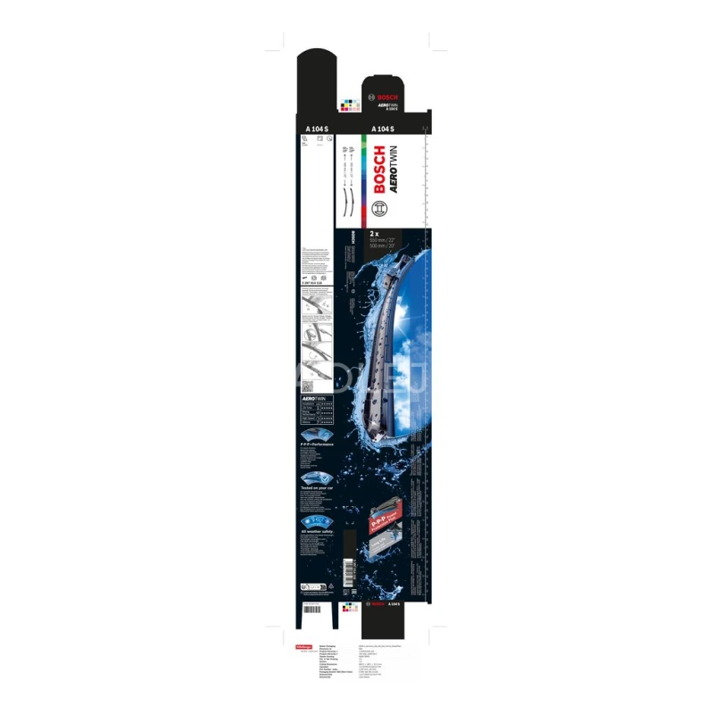 Sada stieračov Bosch Aerotwin A104S 550+500mm 3397014118