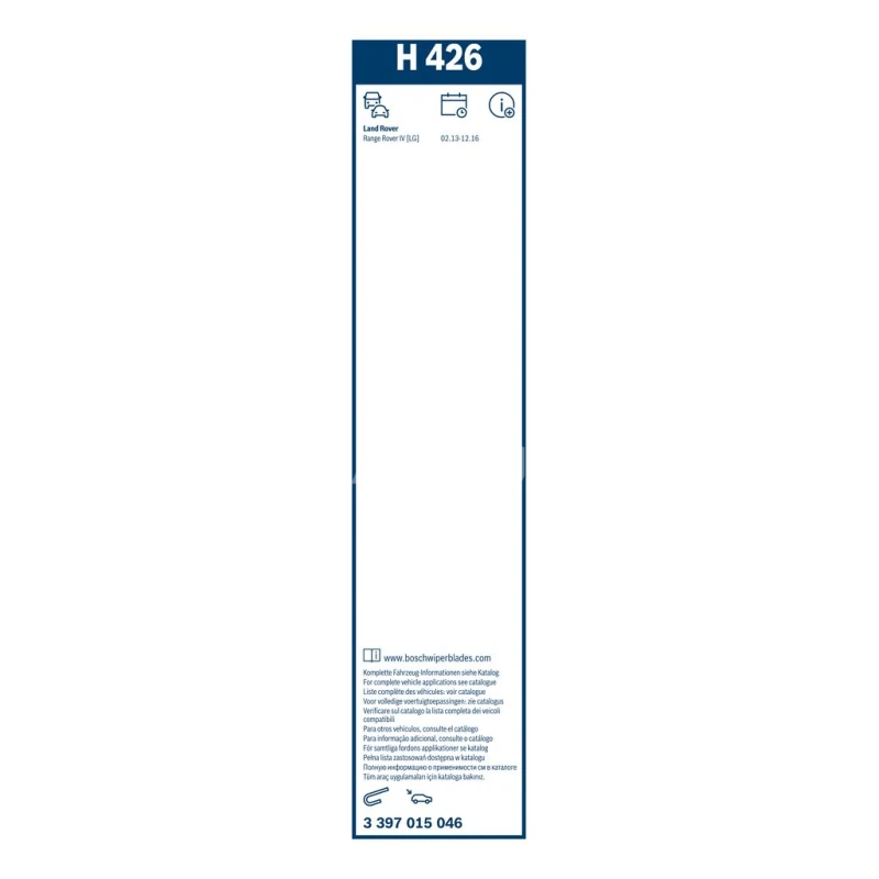 Zadn&yacute; stierač Bosch H426 425mm 3397015046