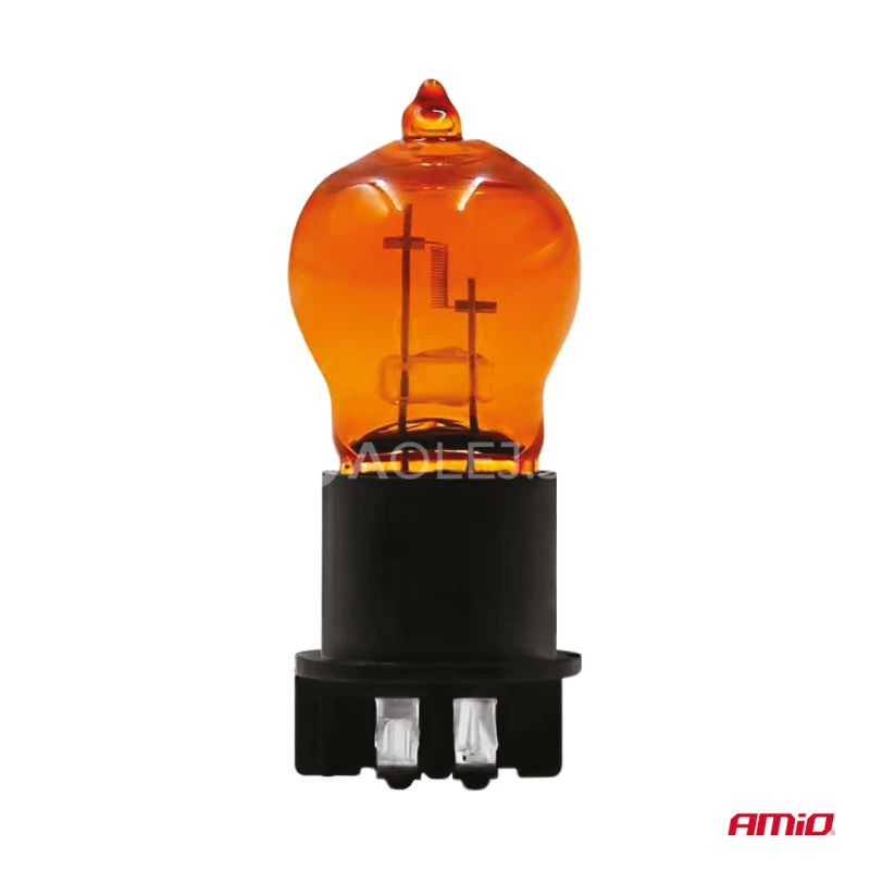Halog&eacute;nov&aacute; žiarovka PWY24W WP3.3x14.5-4 Amber 12V 24W AMiO-04410