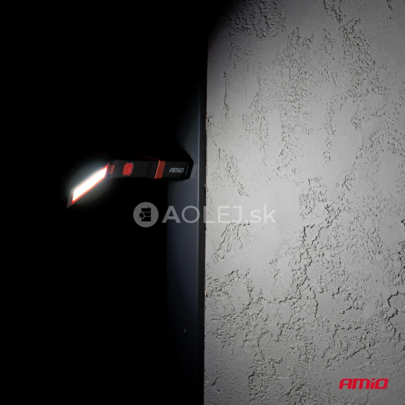 In&scaron;pekčn&aacute; baterka so vstavanou bat&eacute;riou 5 W COB, 2600 mAh AMiO-04504