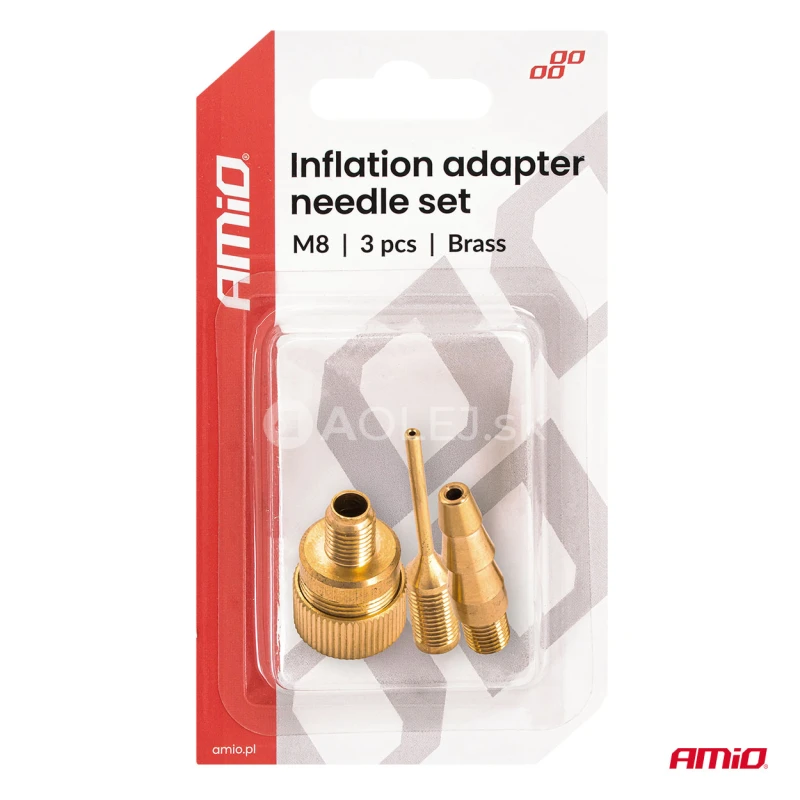 Sada adapt&eacute;rov na nafukovanie M8 AMiO-04502