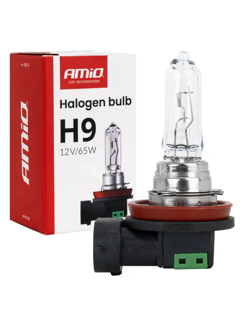 Halog&eacute;nov&aacute; žiarovka H9 12V 65W PGJ19-5 AMiO-04518