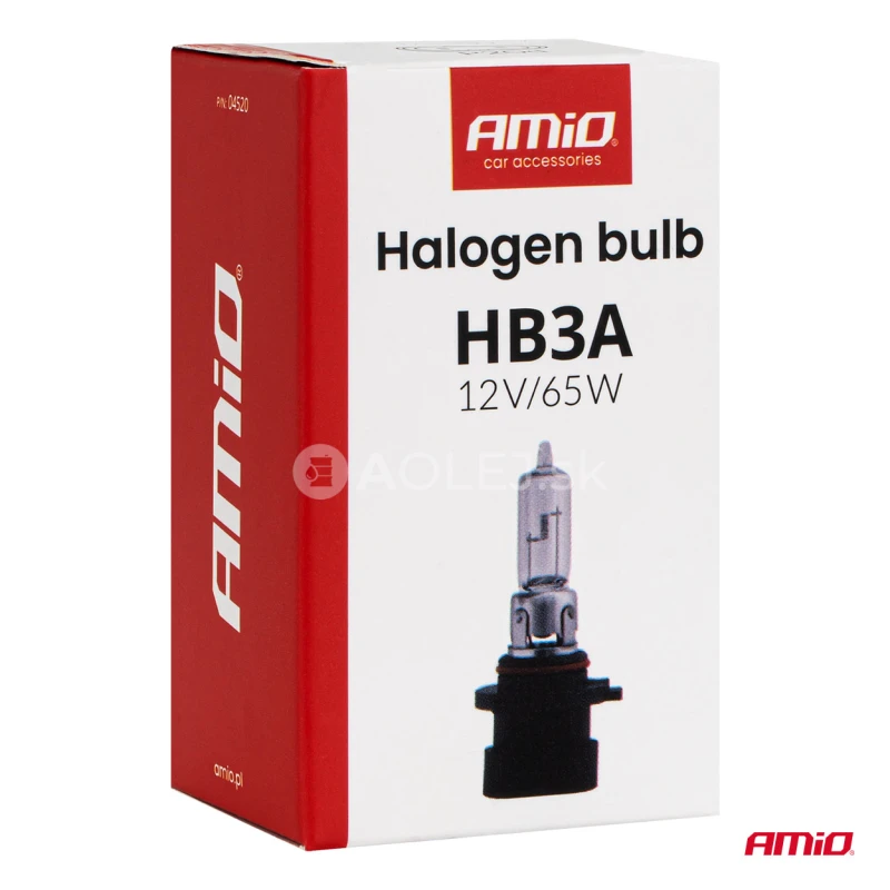 Halog&eacute;nov&aacute; žiarovka HB3A 9005XS 12V 65W P20d AMiO-04520