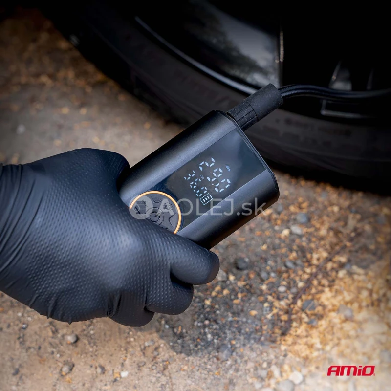 Bezdr&ocirc;tov&yacute; vzduchov&yacute; kompresor LED 40W USB-C ACOMP-25 AMiO-04414