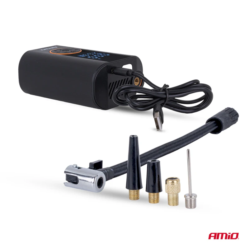 Bezdr&ocirc;tov&yacute; vzduchov&yacute; kompresor LED 40W USB-C ACOMP-25 AMiO-04414