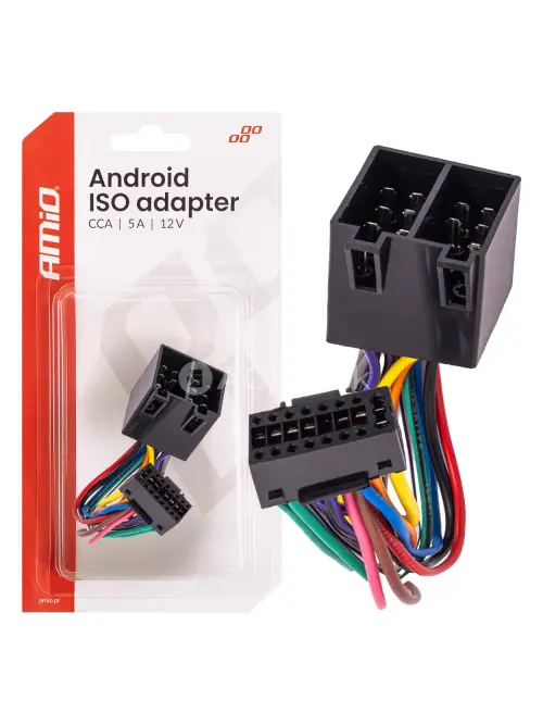 Adapt&eacute;r r&aacute;diov&yacute; ISO CCA 5A 12V AMiO-04442