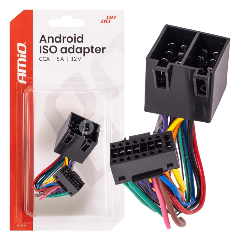 Adapt&eacute;r r&aacute;diov&yacute; ISO CCA 5A 12V AMiO-04442