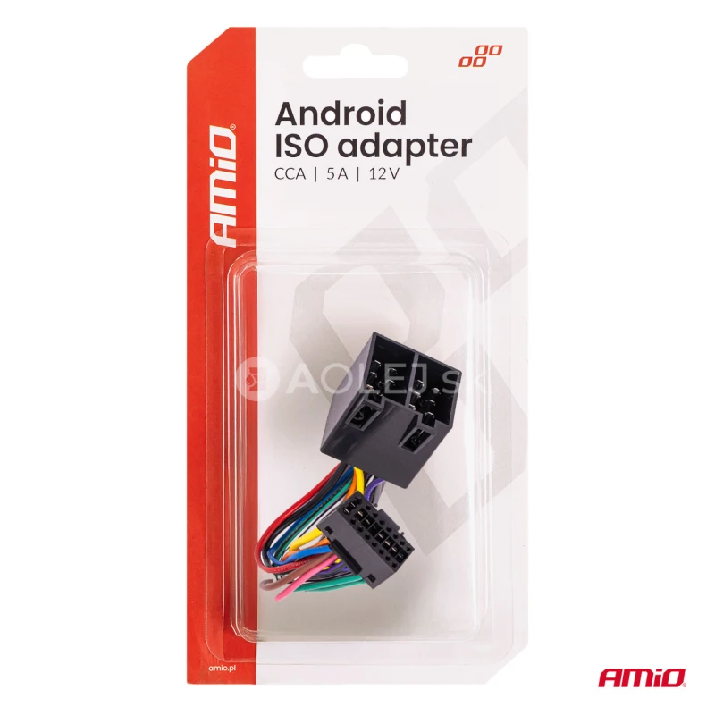 Adapt&eacute;r r&aacute;diov&yacute; ISO CCA 5A 12V AMiO-04442
