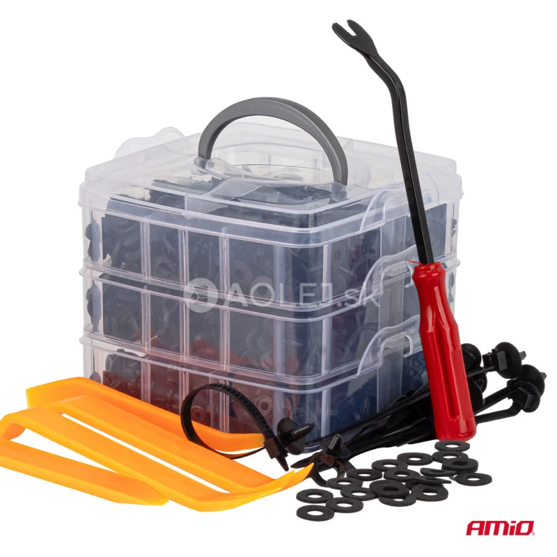 Sada svoriek a sťahov&aacute;kov 650 ks AMiO-04433