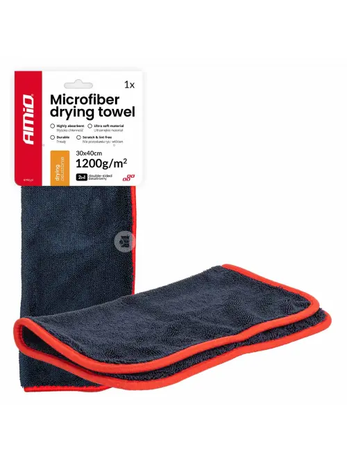 Utierka na su&scaron;enie z mikrovl&aacute;kna 1200gsm 30x40cm AMiO-04491