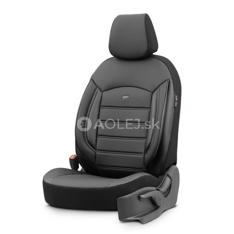 Sada autopoťahov OTOM INSPIRE 3501 BLACK ECO-LEATHER 3-ZIP