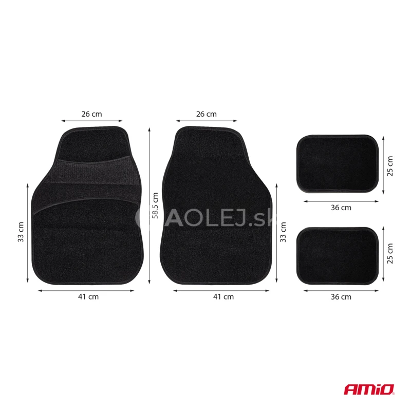 Textiln&eacute; autokoberce TCM-02 AMiO-04696