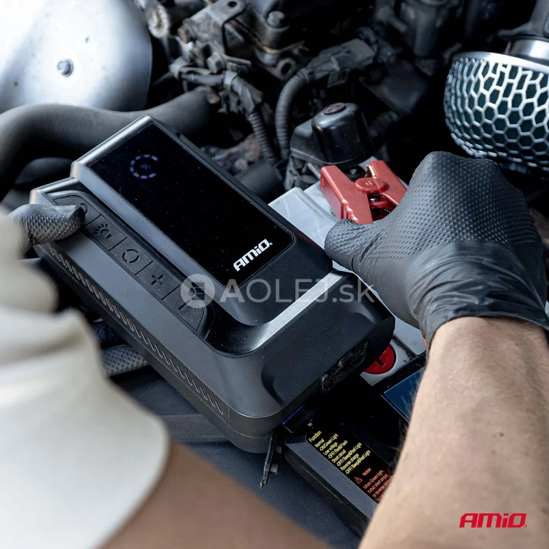 &Scaron;tartovacie zariadenie 4in1 12V 12Ah 1600A AMiO-04677