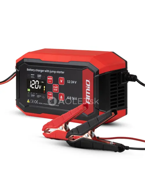 Nab&iacute;jačka digit&aacute;lna BOOST AGM GEL STD LiFePo4 MAX 16A 12/24V PRO AMiO-04529