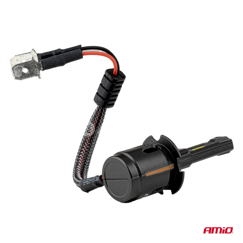 LED žiarovky hlavn&eacute;ho svietenia S&eacute;ria F25 PRO BLACK FULL CANBUS H3 68W 12V 24V AMIO-04718