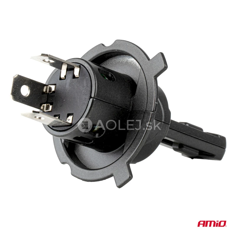 LED žiarovky hlavn&eacute;ho svietenia S&eacute;ria F25 PRO BLACK FULL CANBUS H4 H19 70W 12V 24V AMIO-04719