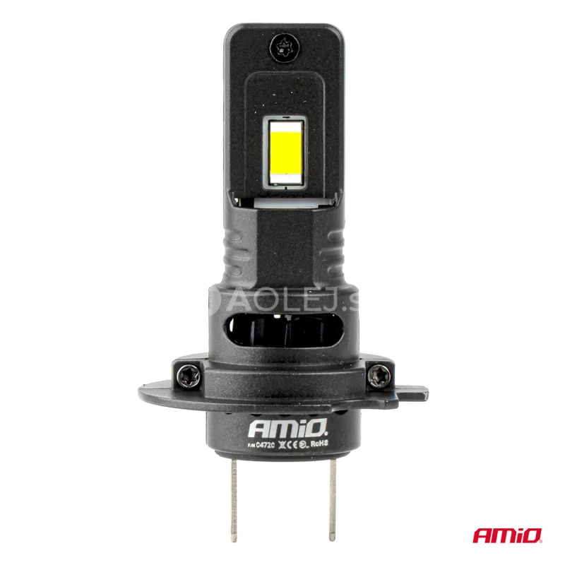 LED žiarovky hlavn&eacute;ho svietenia S&eacute;ria F25 PRO BLACK FULL CANBUS H7 68W 12V 24V AMIO-04720