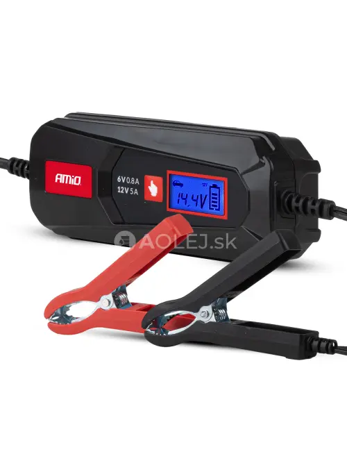 Nab&iacute;jačka digit&aacute;lna LEAD ACID LFP MAX 5A 6/12V AMiO-04522