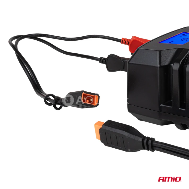 Nab&iacute;jačka digit&aacute;lna AGM GEL STD LiFePo4 MAX 4A 6/12V PRO HOOK AMiO-04531
